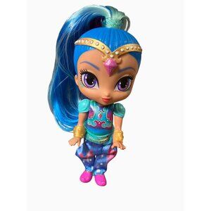 Shimmer and Shine Shimmer Doll 6 inch Mattel 2017 Blue Hair Teal Outfit